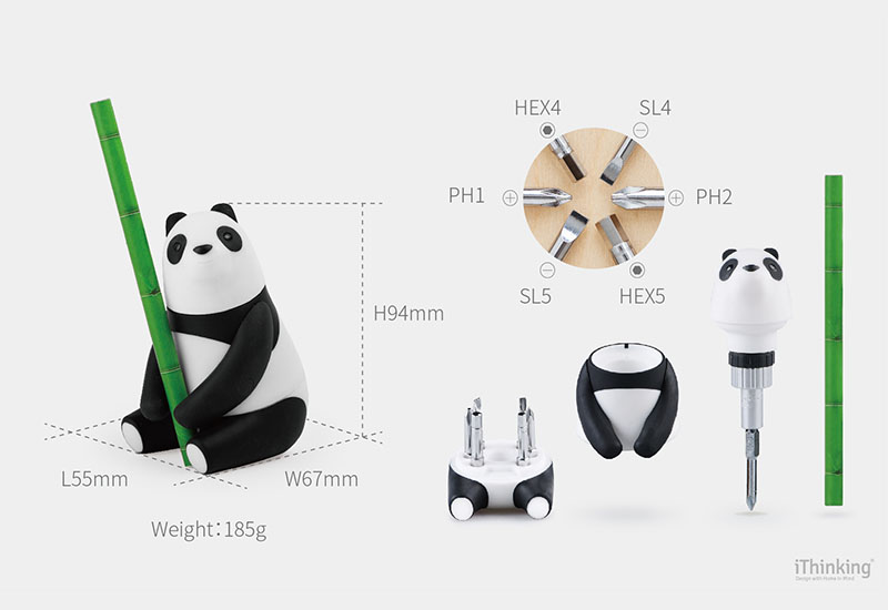 iThinking Panda Mama棘輪螺絲起子組 螺絲起子工具組